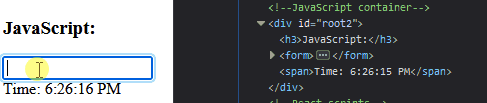 React javascript